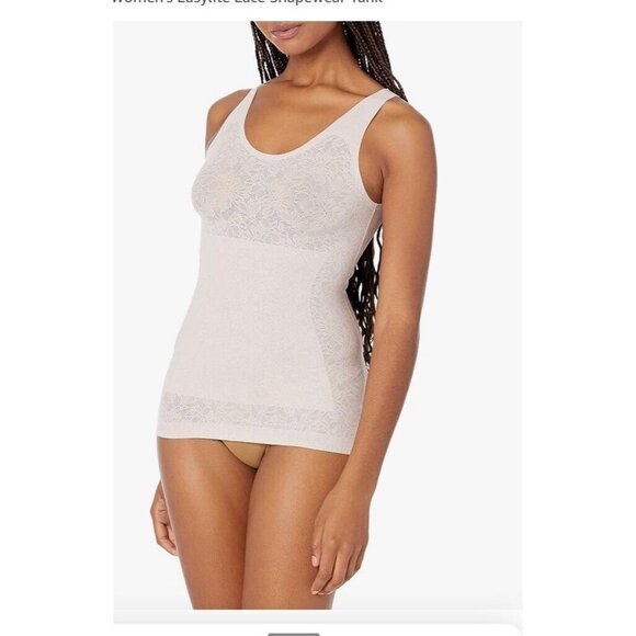 Bali DFS063 EasyLite Shaping Lace Tank Medium - Picture 1 of 12